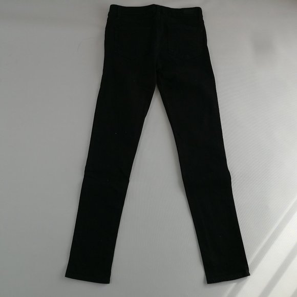 Paige Skyline Skinny Black Jeans 27 - Picture 9 of 10
